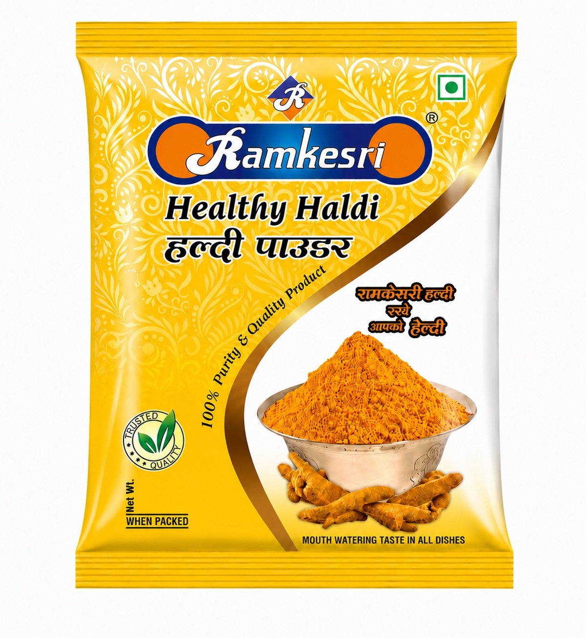 Ramkesri Haldi Powder | रामकेसरी हल्दी पाउडर | 100% Pure Natural Turmeric | Premium Quality Spice