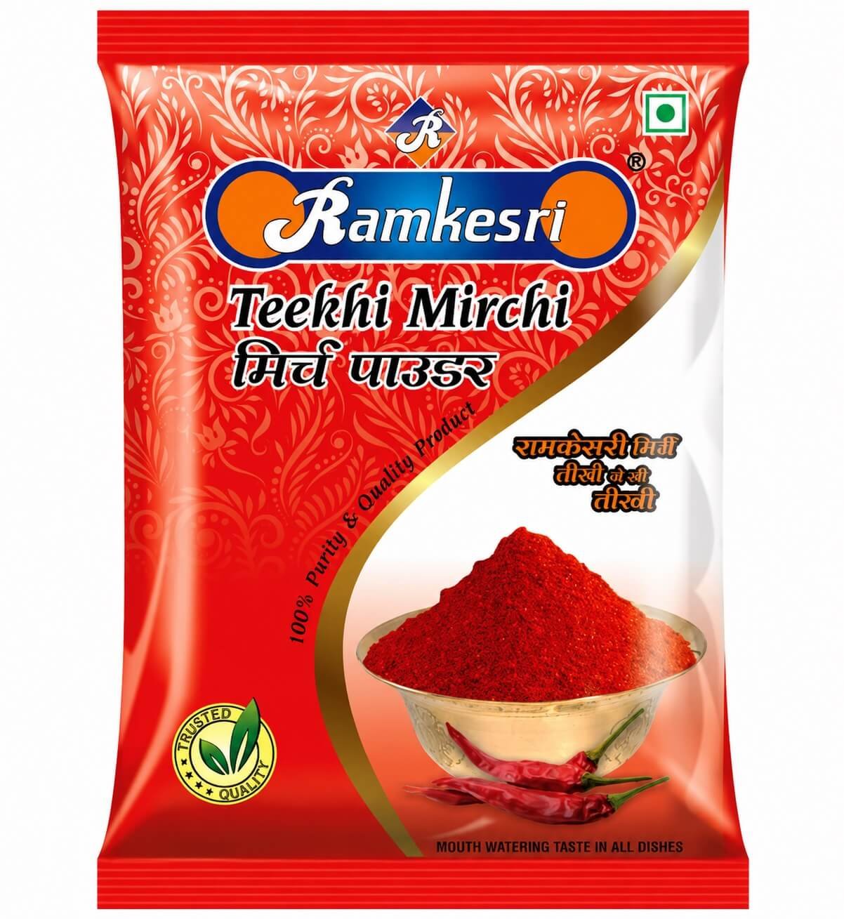 Ramkesri Teekhi Mirchi Powder | рд░рд╛рдордХреЗрд╕рд░реА рддреАрдЦреА рдорд┐рд░реНрдЪ рдкрд╛рдЙрдбрд░ | Premium Red Chilli Powder | Pure Indian Spice for Cooking